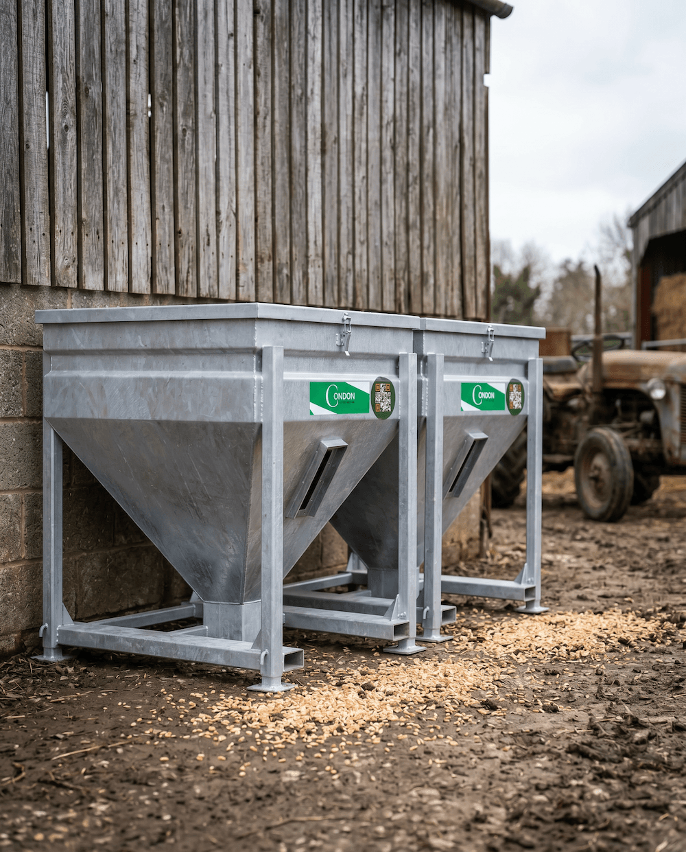 An AgTag sticker applied in situ to a smooth surface.